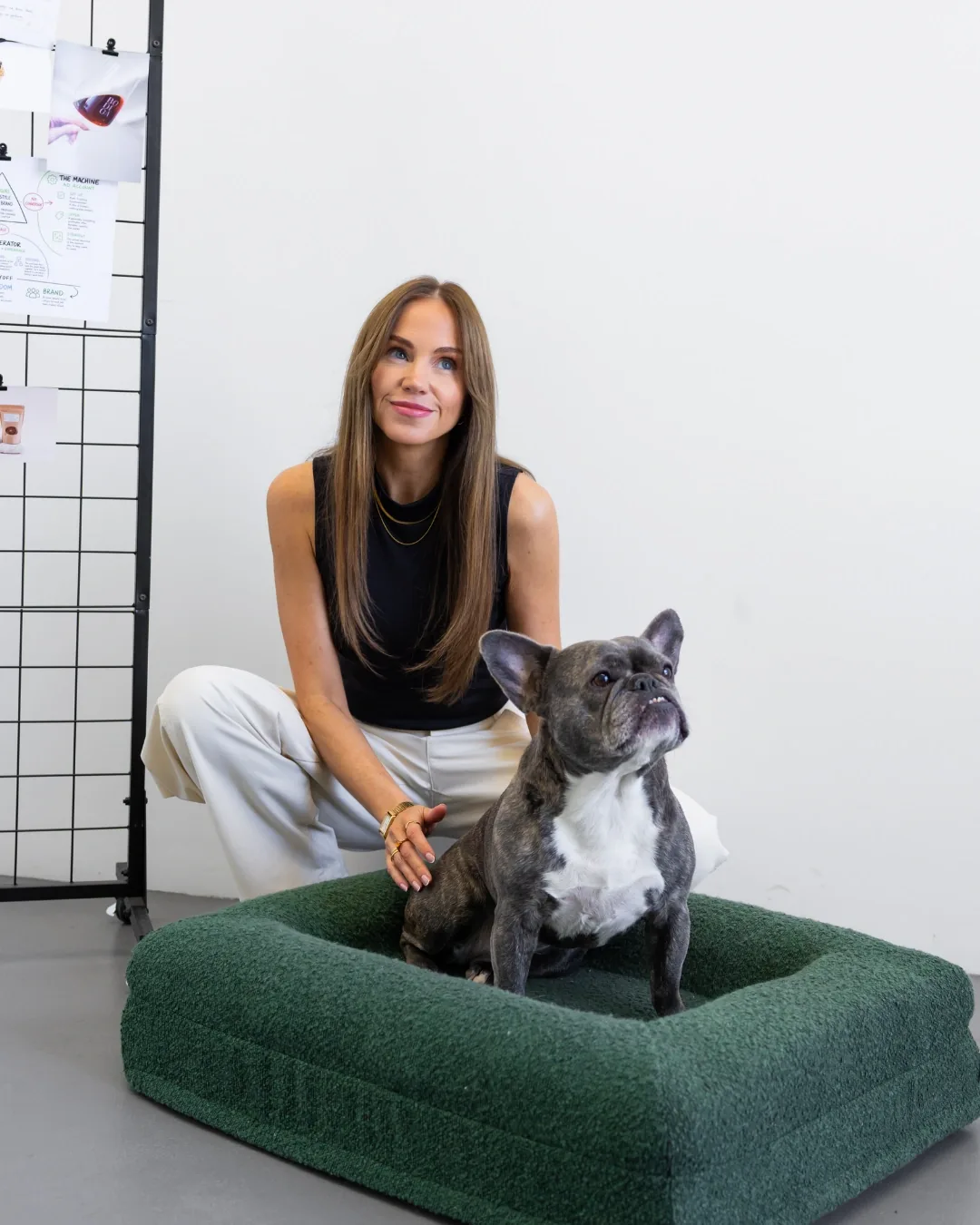 Sophie, co-founder of adiverse, at the office